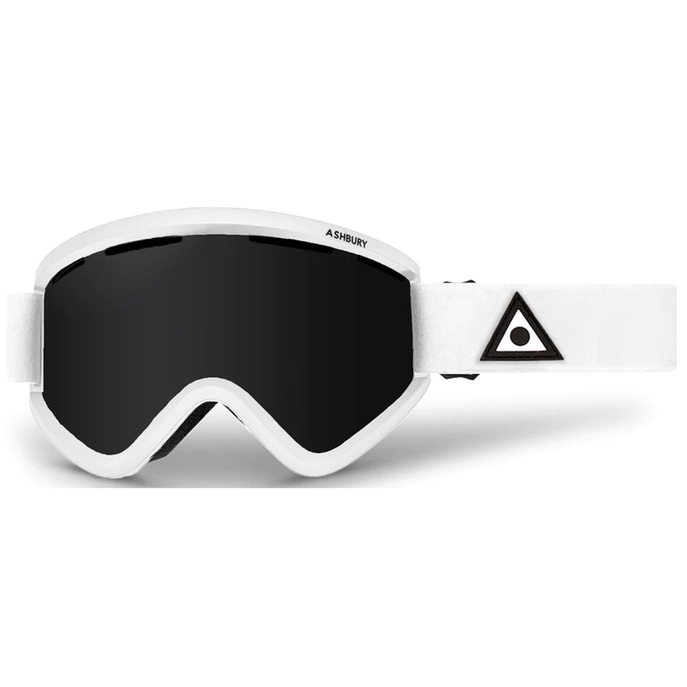 White Traingle with Dark Smoke Lens