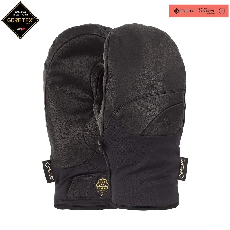 Massive Savings POW WOMENS EMPRESS GTX MITT BLACK + ACTIVE