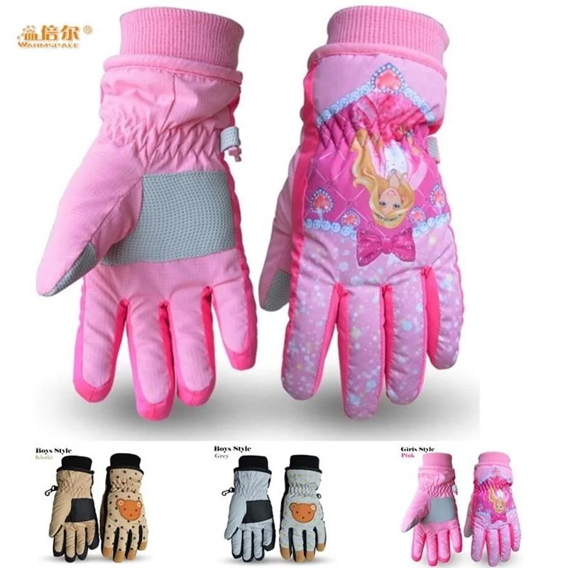 Weekend Specials to Delight POWERPAI Ski Snowboard Cartoon Gloves - Kid's