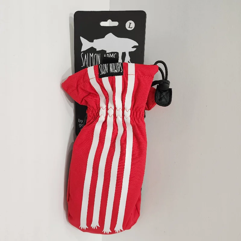 Hurry! Special Deals Ending Soon SALMON ARMS RED STRIPES CLASSIC MITTS
