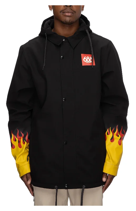 Act Now 686 Waterproof Coaches Jacket Black