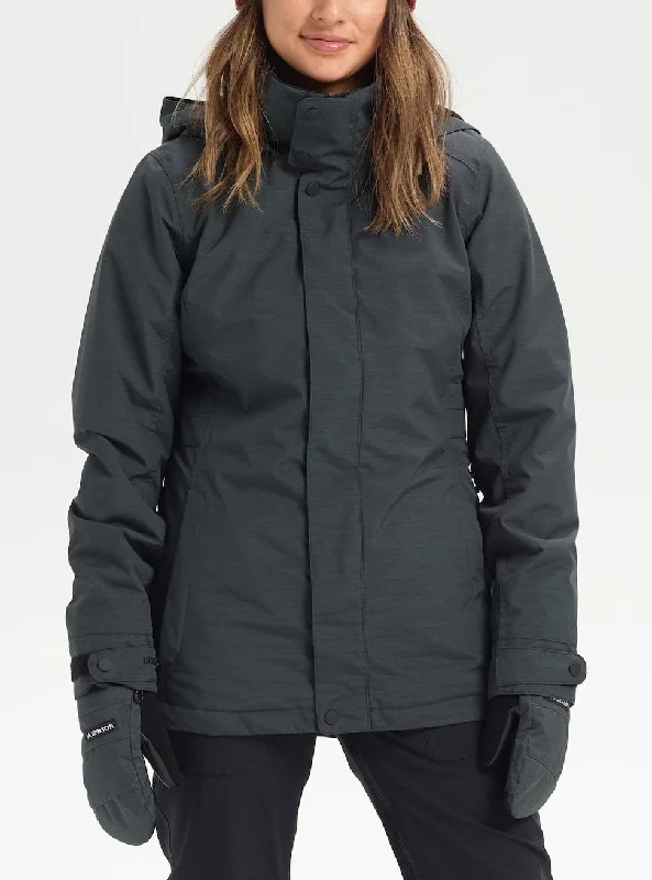 Today Only Burton Jet Set Womens Jacket Black Heather