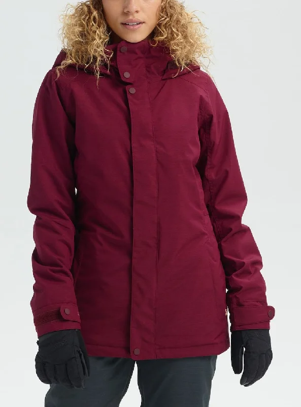 Exclusive Deal Burton Jet Set Womens Jacket Port Royal Heather
