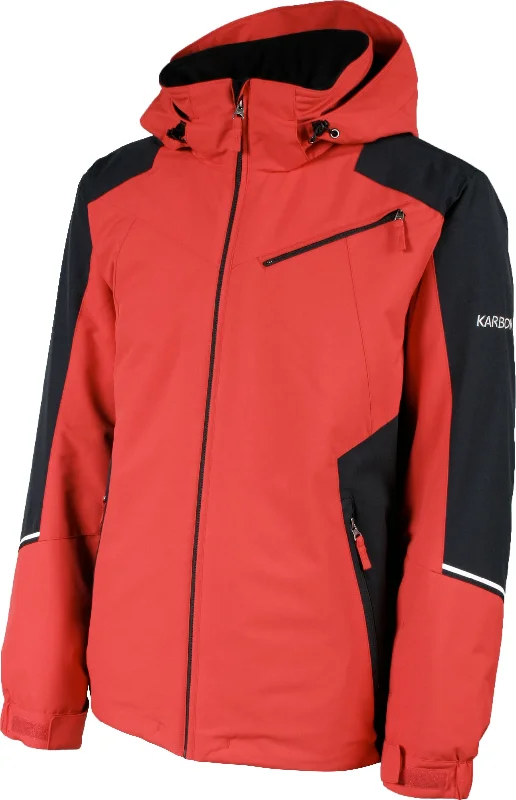 Clearance Event Karbon Matter Mens Jacket Red / Black
