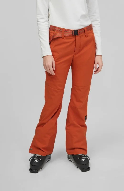 Inventory Reduction ONeill Star Womens Slim Pants Bombay Brown