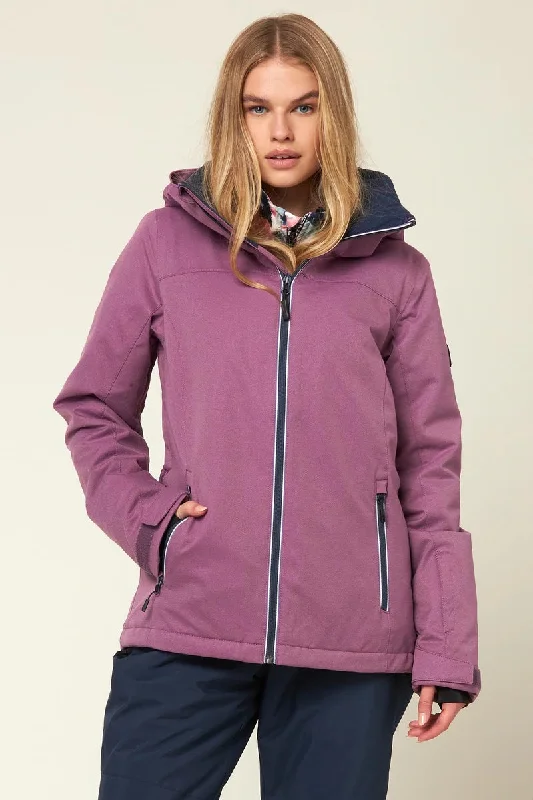 Special Offer ONeill Vauxite 2.0 Womens Jacket Berry Conserve